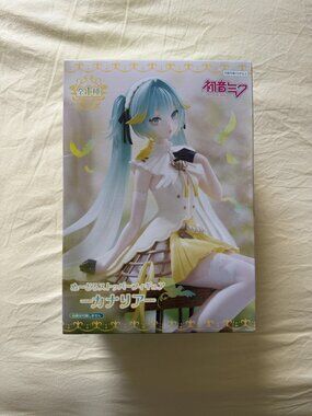 FuRyu Hatsune Miku Noodle Stopper Figure Canary Bird Vocaloid Japan